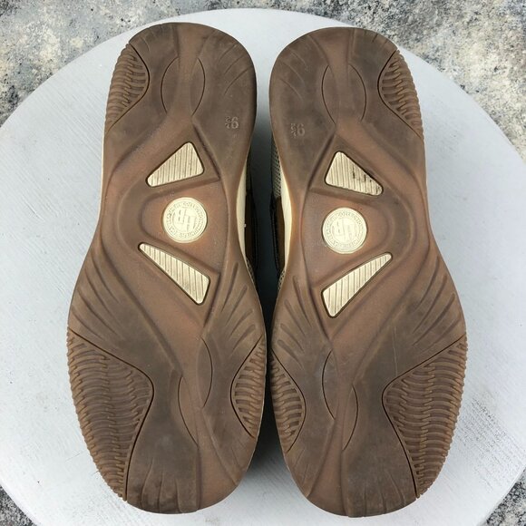 Hunter's Bay Men's Size 9.5 Leather Collection Brown Closed Toe Boat Shoes - Picture 9 of 13